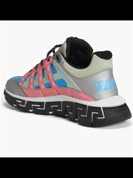 Versace Women’s Multicolor Athletic Sneakers - Pink & Blue - Picture 7 of 8